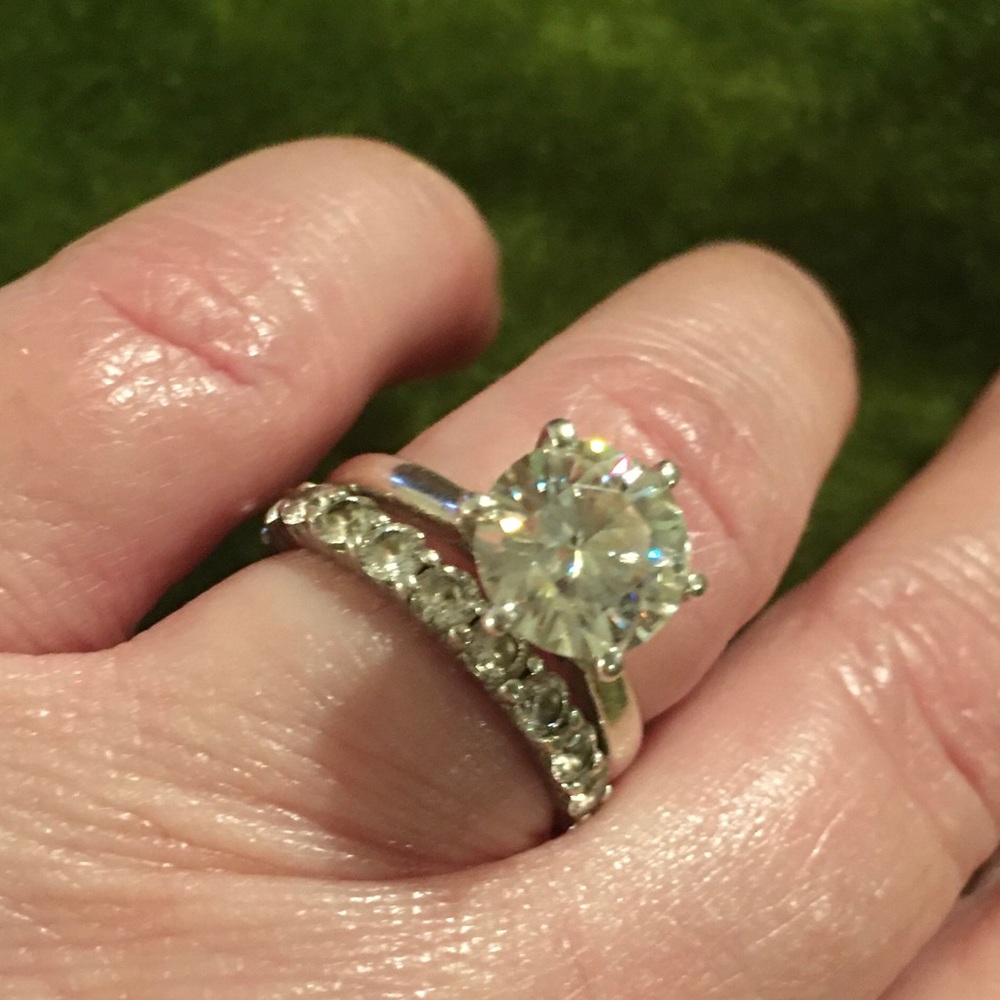 Moissanite Fire Charles Winston 3.00ct Engagement Ring 6